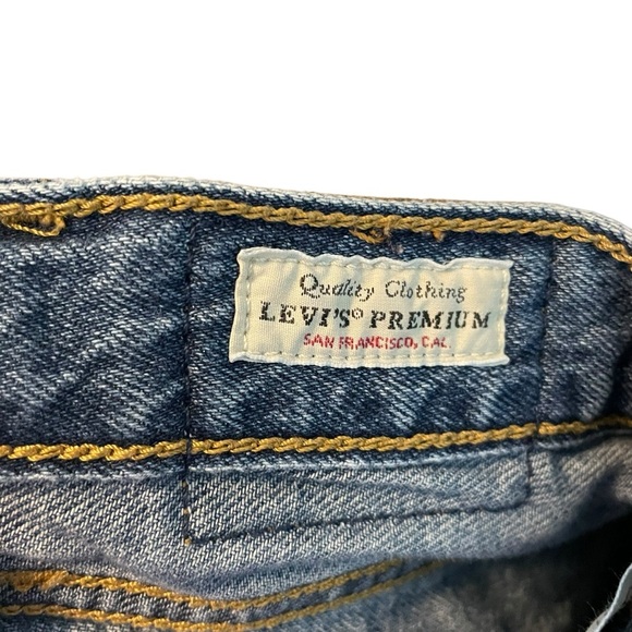 Levi’s High Loose Flare Jeans Distressed Blue sz. 26 - Picture 11 of 14